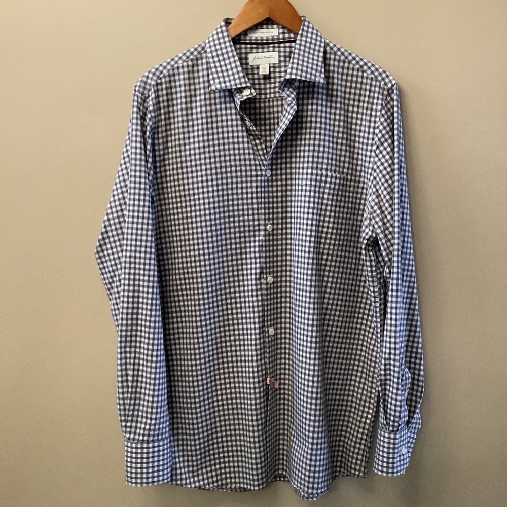 John W Nordstrom Checkered Button Up
